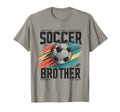 Soccer Brother Family Matching T-Shirt - Casual Everyday Wear Men Women - T-Shirt, Sweatshirt, Hoodie