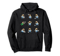 Pug Soccer Player Funny Dog Football Hoodie - Fun Novelty Design Men Women - T-Shirt, Sweatshirt, Hoodie