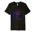 Gaming Gorilla Playing Arcade Game T-Shirt - Custom Art Print Unisex - T-Shirt, Sweatshirt, Hoodie