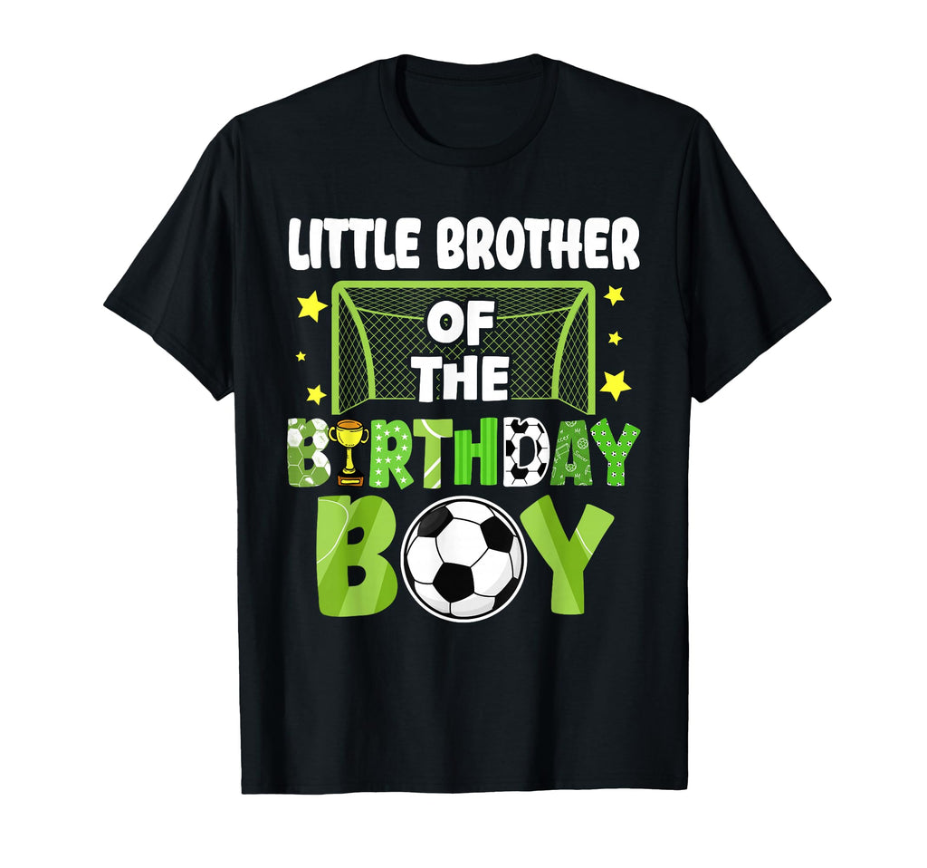 Soccer Little Brother Birthday Party T-Shirt - Trendy Graphic Men Women - T-Shirt, Sweatshirt, Hoodie