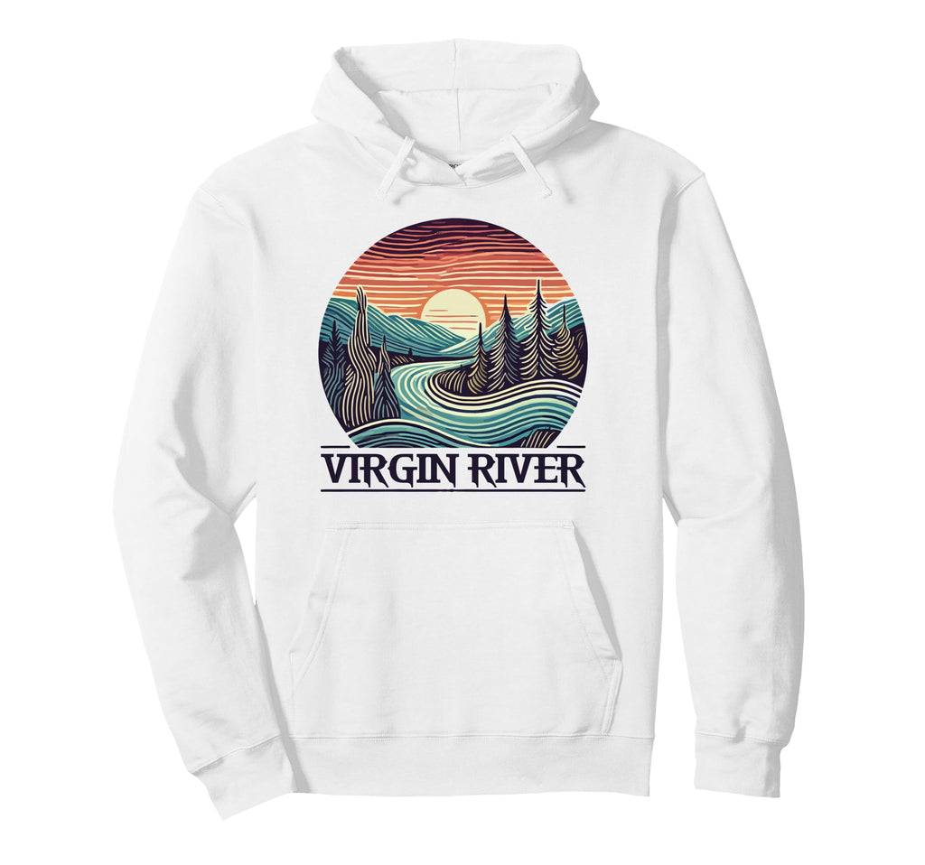 Virgin River Minimalist River Virgin Hoodie - Novelty Apparel Men Women - T-Shirt, Sweatshirt, Hoodie