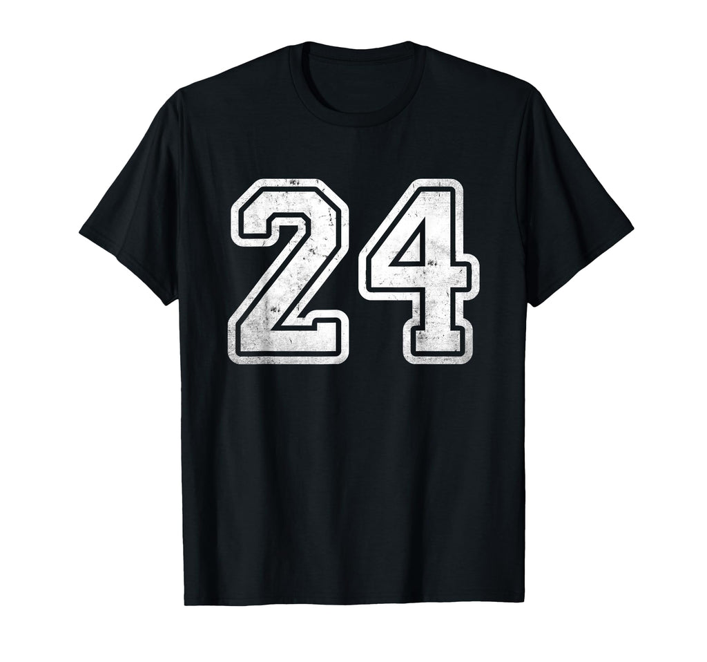 Sport Team Number 24 T-Shirt - Novelty Apparel Men Women - T-Shirt, Sweatshirt, Hoodie