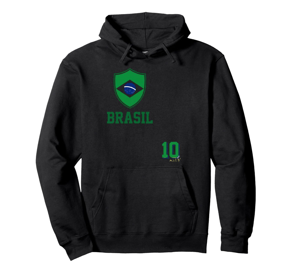 Brazil Gift Flag Brazilian Fan Samba Hoodie - Aesthetic Graphic Unisex - T-Shirt, Sweatshirt, Hoodie