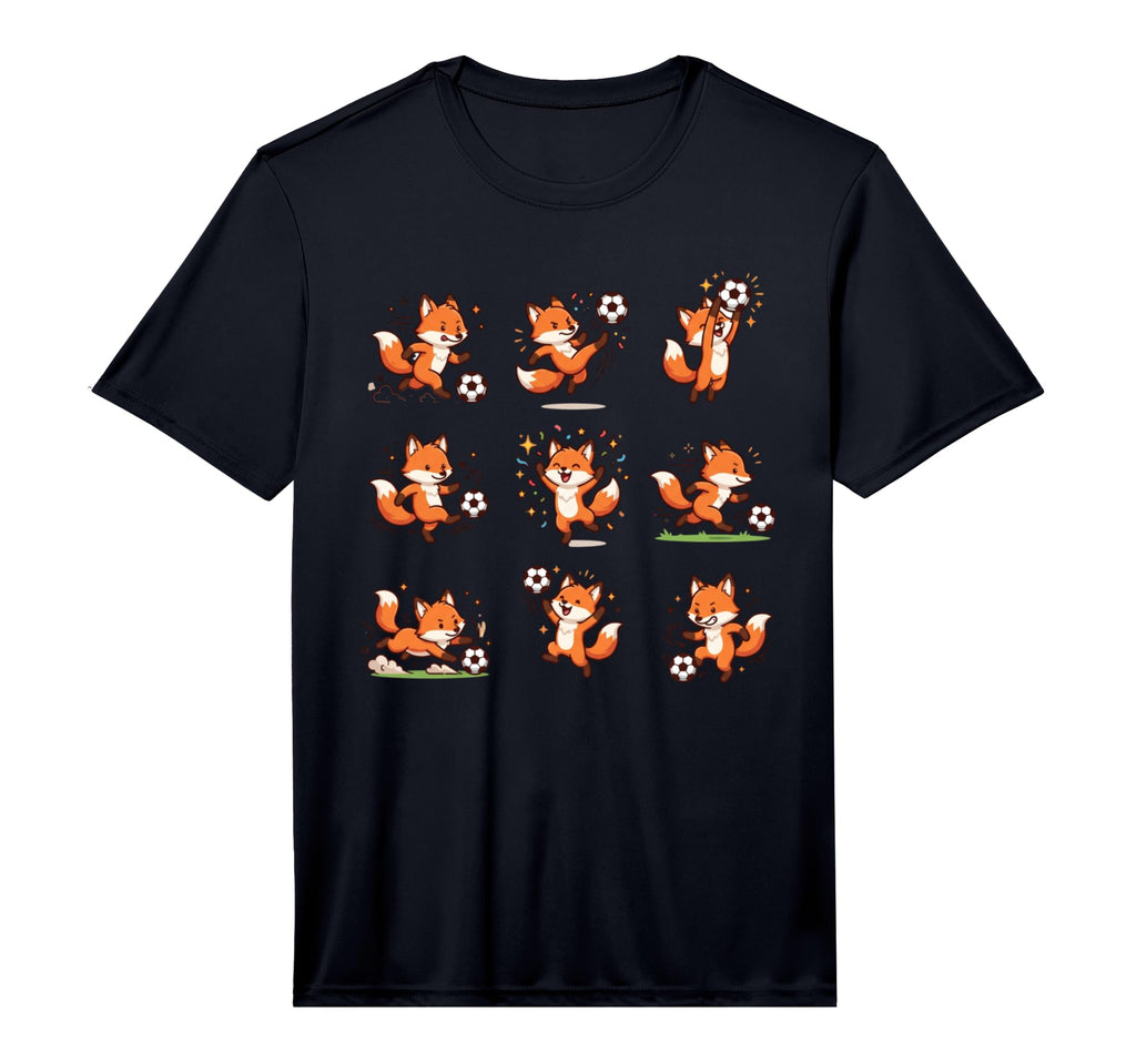 Silly Fox Playing Soccer Player Goalie T-Shirt - Minimalist Print Unisex - T-Shirt, Sweatshirt, Hoodie