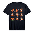 Silly Fox Playing Soccer Player Goalie T-Shirt - Minimalist Print Unisex - T-Shirt, Sweatshirt, Hoodie