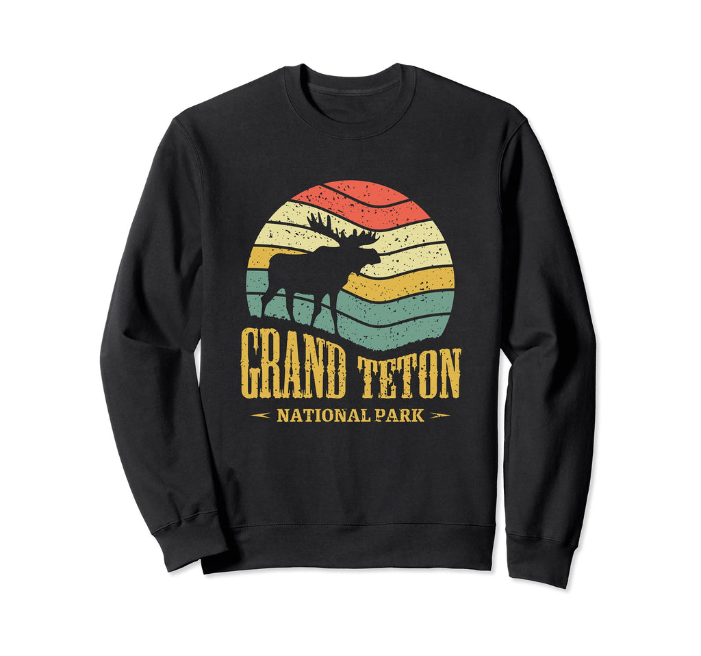 Grand Teton National Park Moose Sweatshirt - Streetwear Style for Adults - T-Shirt, Sweatshirt, Hoodie