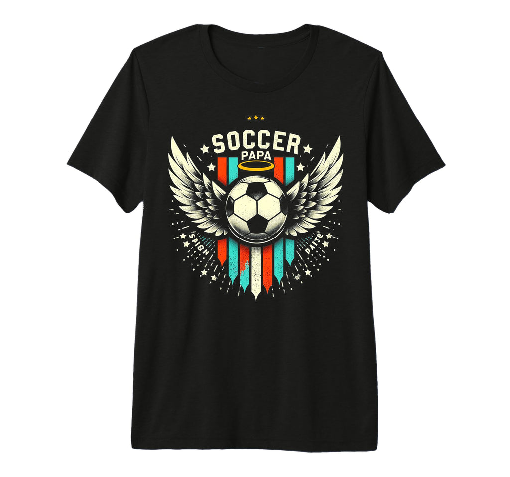 Soccer Papa Family Matching Dad Fathers T-Shirt - Graphic Print Men Women - T-Shirt, Sweatshirt, Hoodie