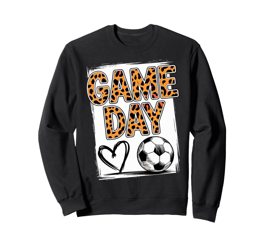 Game Day Soccer Player Fan Sweatshirt - Custom Art Print for Adults - T-Shirt, Sweatshirt, Hoodie