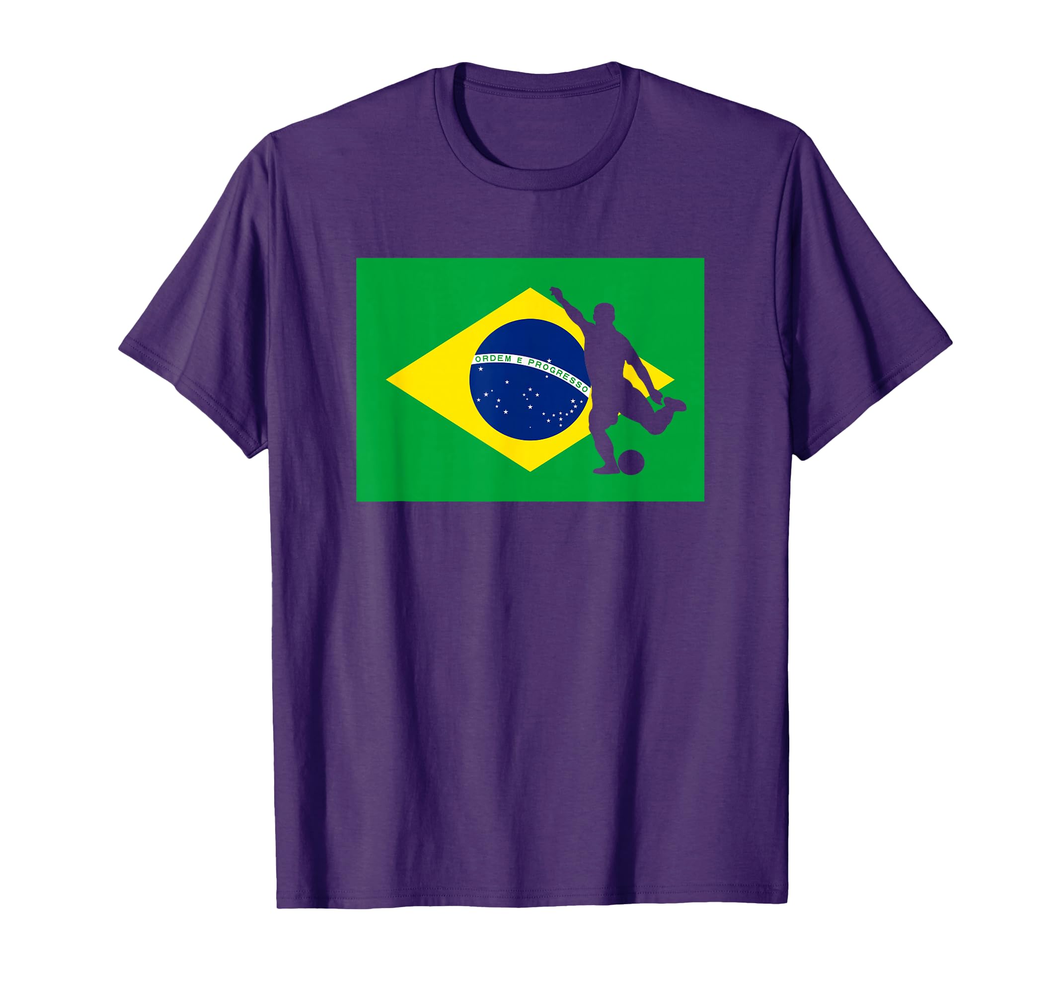 Soccer Brasil Flag Brazil T-Shirt - Casual Everyday Wear for Adults - T-Shirt, Sweatshirt, Hoodie