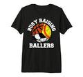 Busy Raising Ballers Funny Softball T-Shirt - Minimalist Print Men Women - T-Shirt, Sweatshirt, Hoodie