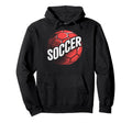 Soccer Football Ball Soccer Player Coach Hoodie - Minimalist Print Unisex - T-Shirt, Sweatshirt, Hoodie