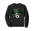 Funny Dragon Soccer Ball Sweatshirt - Novelty Apparel Men Women - T-Shirt, Sweatshirt, Hoodie