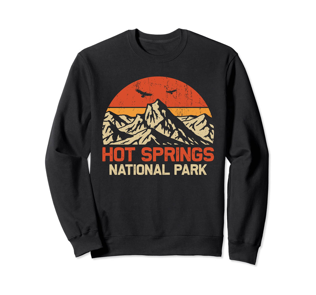 Travel Lover Mountain Hot Springs Sweatshirt - Graphic Print for Adults - T-Shirt, Sweatshirt, Hoodie