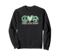 Peace Love Soccer Shirts Green Soccer Sweatshirt - Novelty Apparel Unisex - T-Shirt, Sweatshirt, Hoodie