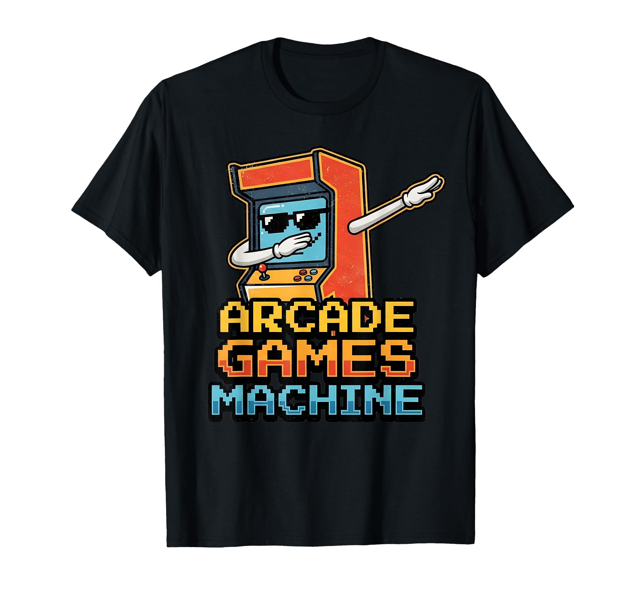 Arcade Games Machine Dabbing 70S 80S T-Shirt - Trendy Graphic for Adults - T-Shirt, Sweatshirt, Hoodie