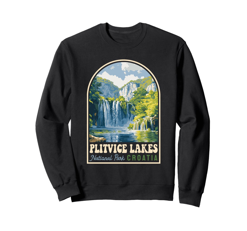 Plitvice Lakes National Park Croatia Sweatshirt - Graphic Print for Adults - T-Shirt, Sweatshirt, Hoodie
