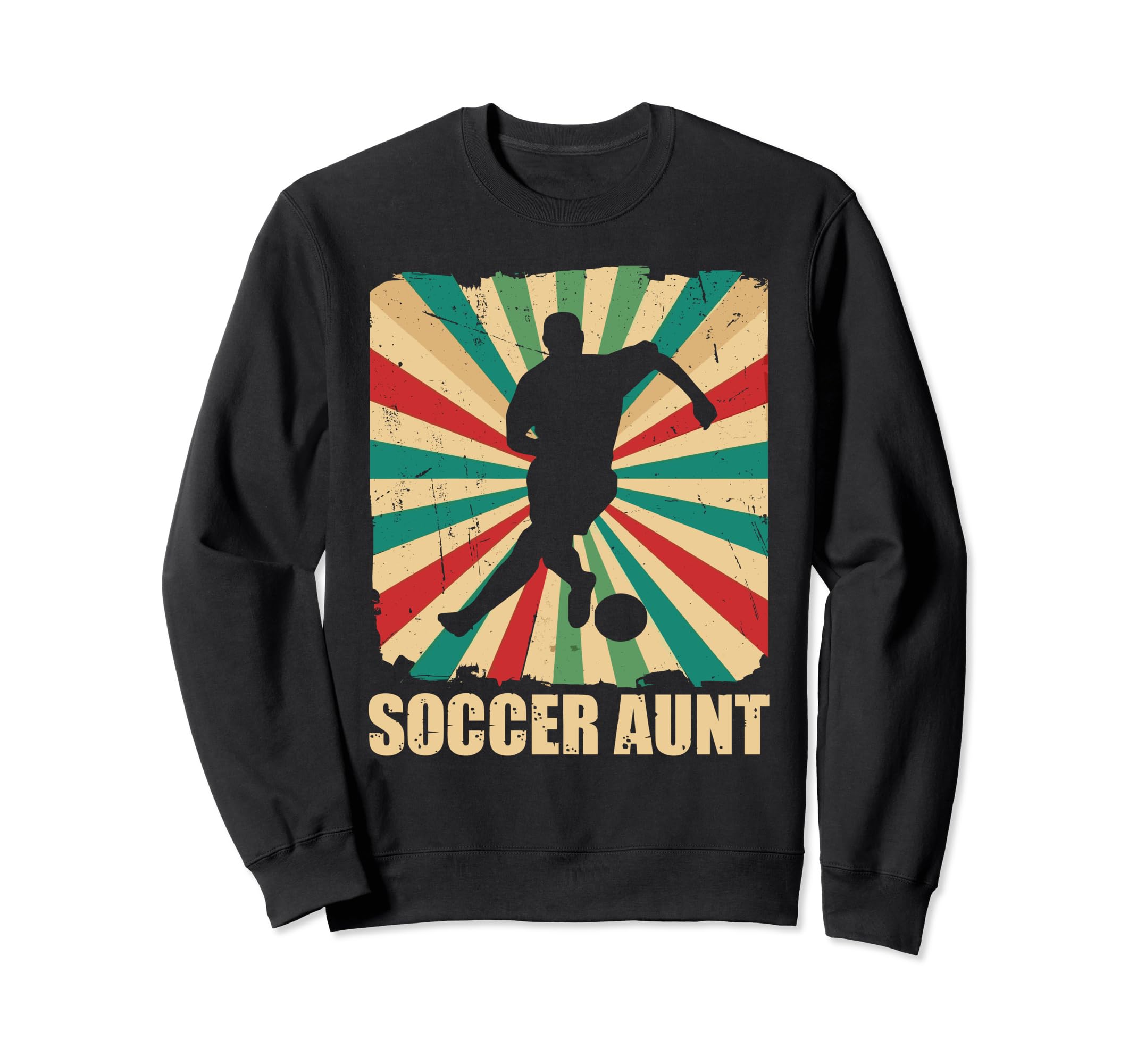 Soccer Aunt Proud Auntie Soccer Player Sweatshirt - Graphic Print Unisex - T-Shirt, Sweatshirt, Hoodie