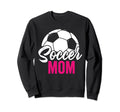 Soccer Mom Soccer Football Mom Sweatshirt - Aesthetic Graphic Unisex - T-Shirt, Sweatshirt, Hoodie