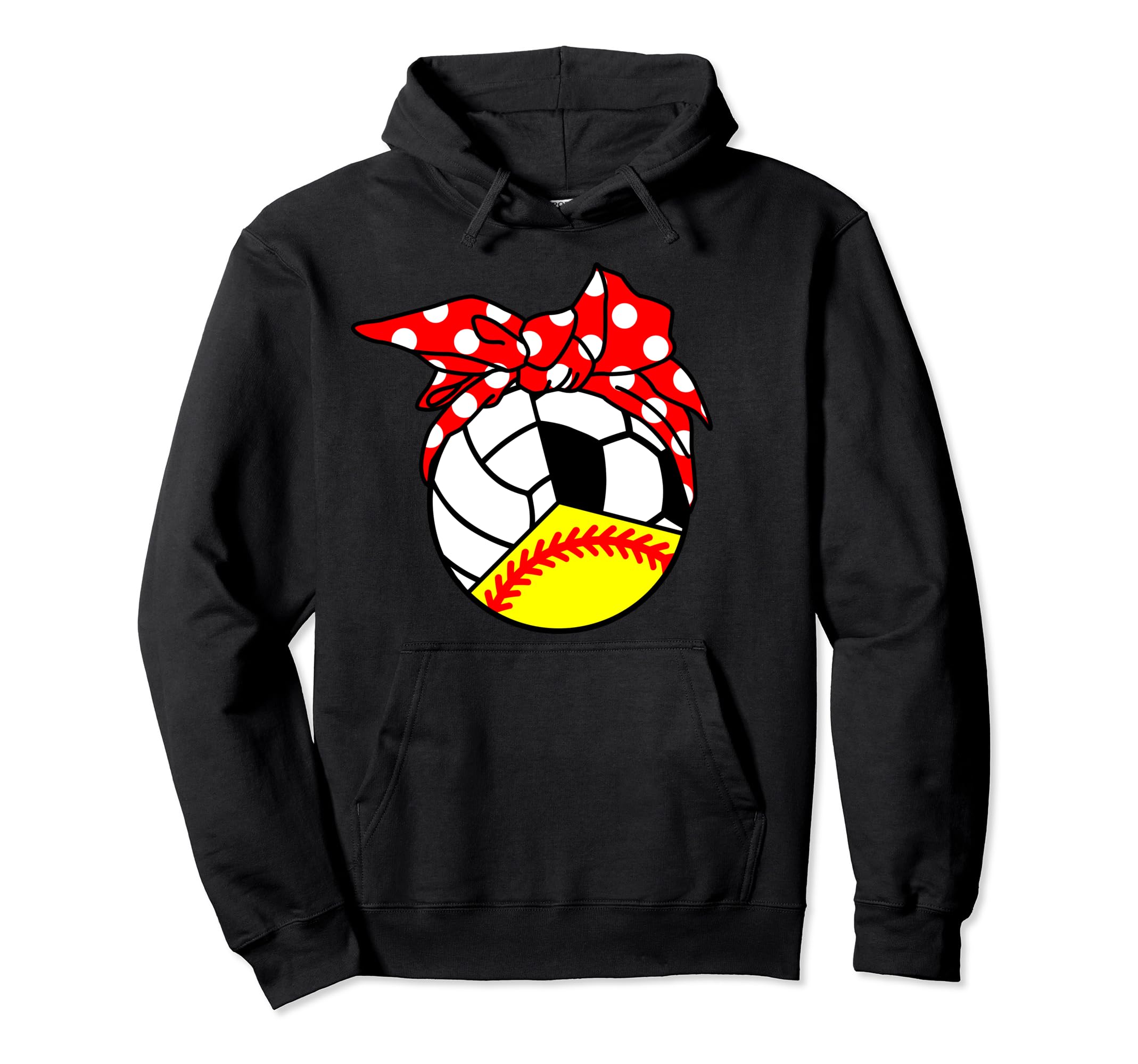 Softball Volleyball Soccer Player Mom Hoodie - Minimalist Print Men Women - T-Shirt, Sweatshirt, Hoodie