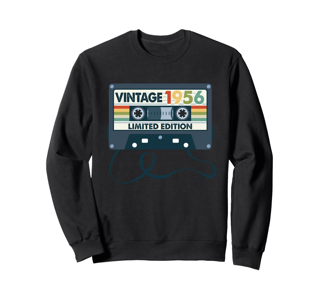 Made 1956 70Th Birthday Cassette Sweatshirt - Trendy Graphic for Adults - T-Shirt, Sweatshirt, Hoodie