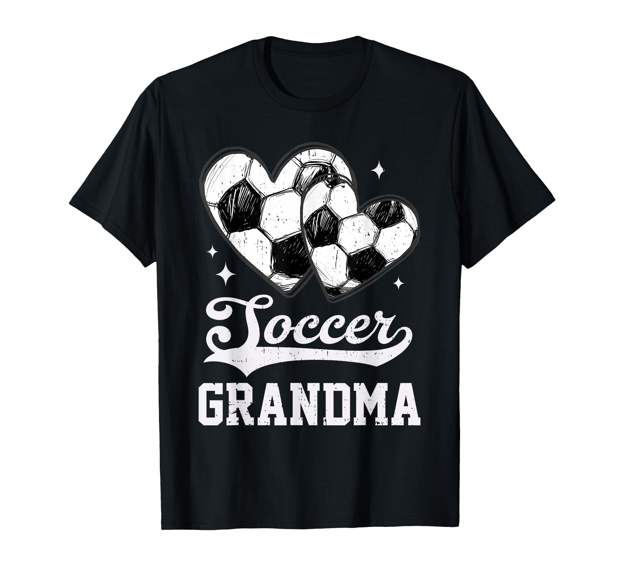 Soccer Heart Grandma Soccer Player T-Shirt - Casual Everyday Wear Men Women - T-Shirt, Sweatshirt, Hoodie