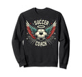 Soccer Coach Training Coaching Sweatshirt - Unique Graphic Men Women - T-Shirt, Sweatshirt, Hoodie