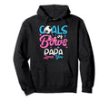 Gender Reveal Goals Or Bows Papa Hoodie - Casual Everyday Wear for Adults - T-Shirt, Sweatshirt, Hoodie