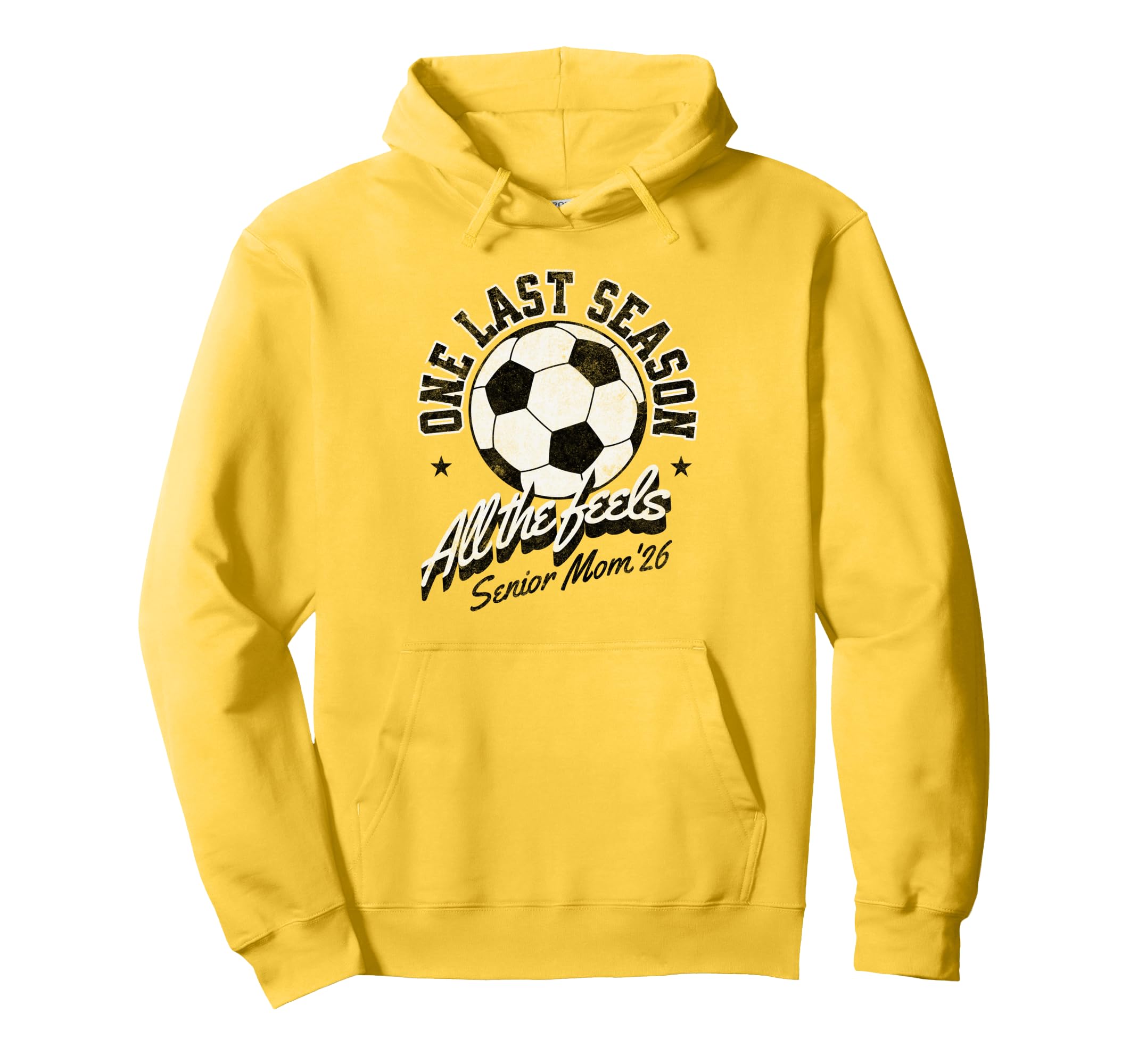 Soccer Senior Mom 2026 Distressed Hoodie - Streetwear Style Men Women - T-Shirt, Sweatshirt, Hoodie