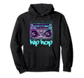 Hip Hop Cassette Recorder Rapper Music 90S Hoodie - Unique Graphic Unisex - T-Shirt, Sweatshirt, Hoodie