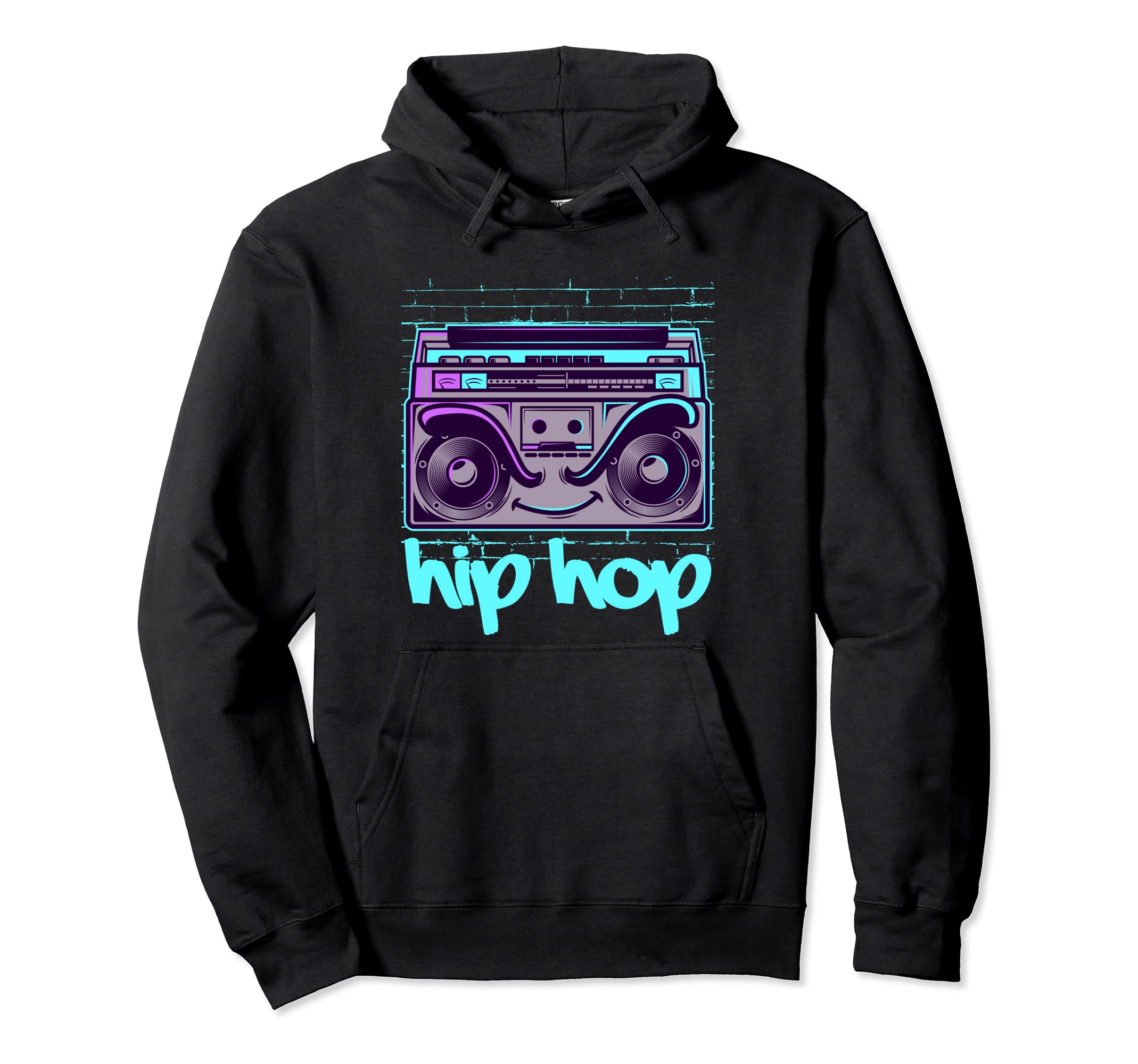 Hip Hop Cassette Recorder Rapper Music 90S Hoodie - Unique Graphic Unisex - T-Shirt, Sweatshirt, Hoodie