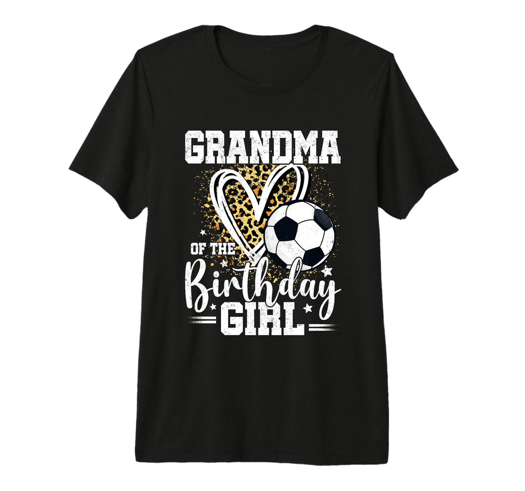 Grandma Birthday Soccer Ball Leopard T-Shirt - Streetwear Style for Adults - T-Shirt, Sweatshirt, Hoodie