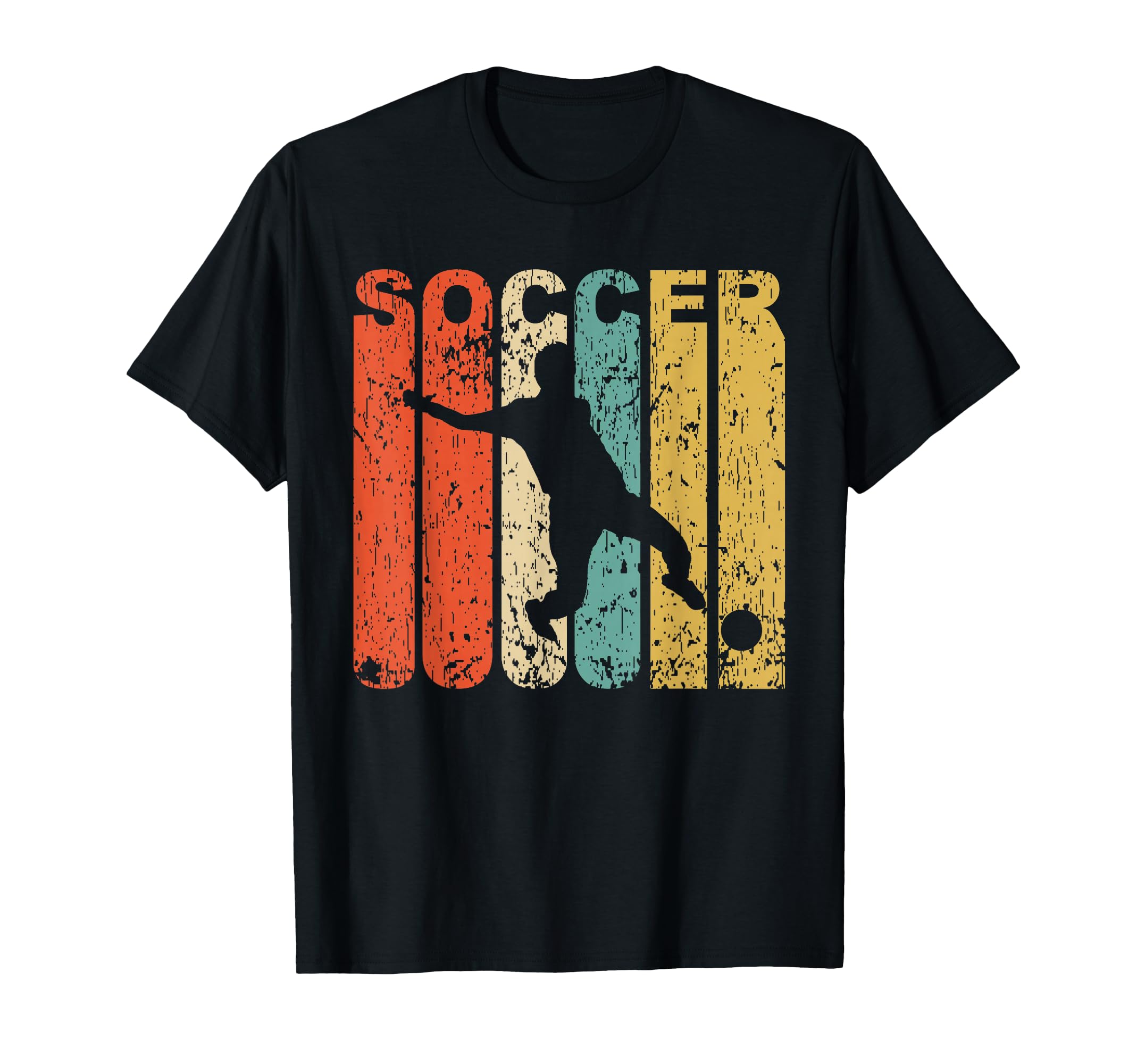 Soccer Player Silhouette Sports T-Shirt - Fun Novelty Design for Adults - T-Shirt, Sweatshirt, Hoodie