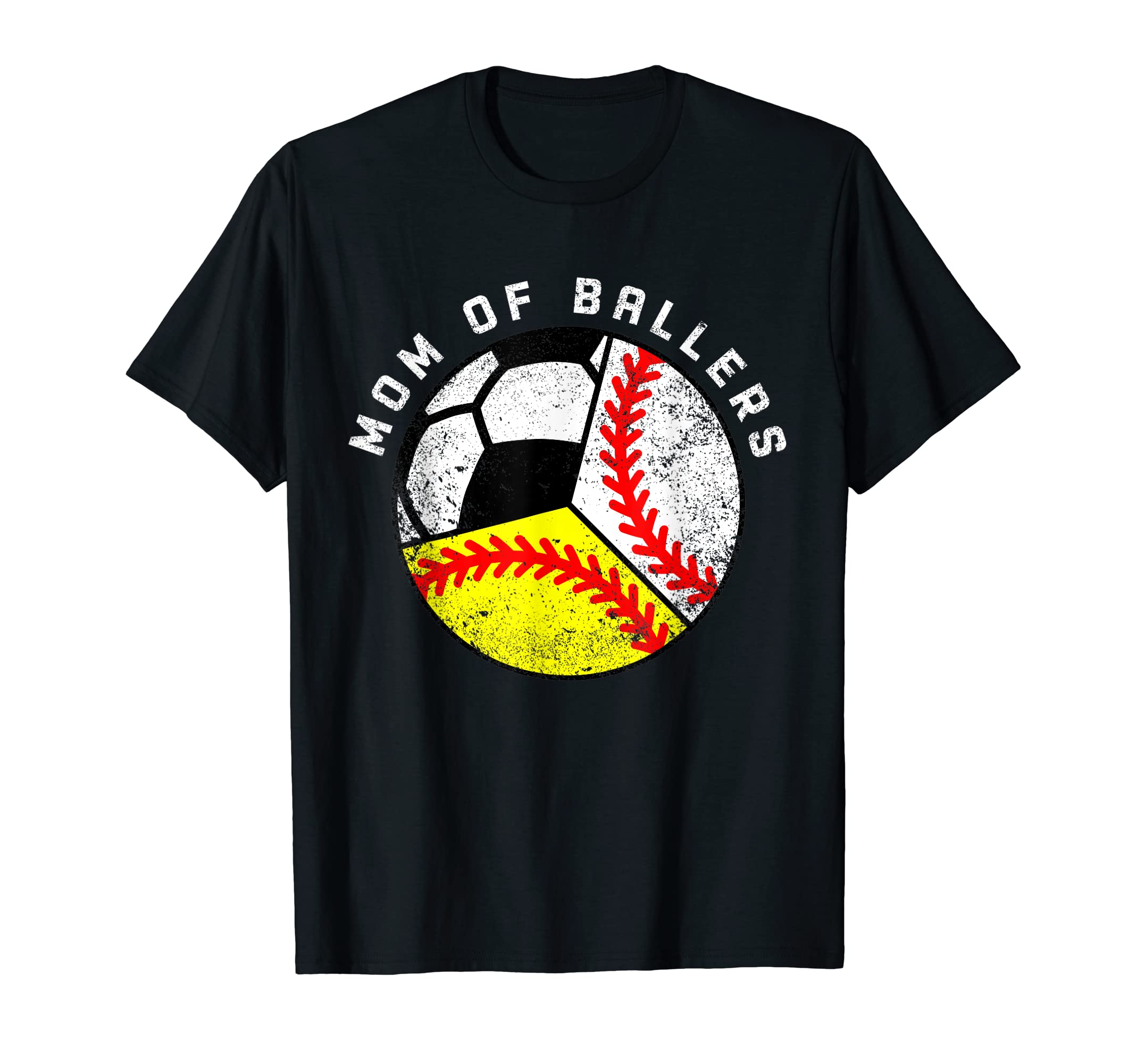 Mom Ballers Funny Baseball Softball T-Shirt - Unique Graphic Men Women - T-Shirt, Sweatshirt, Hoodie