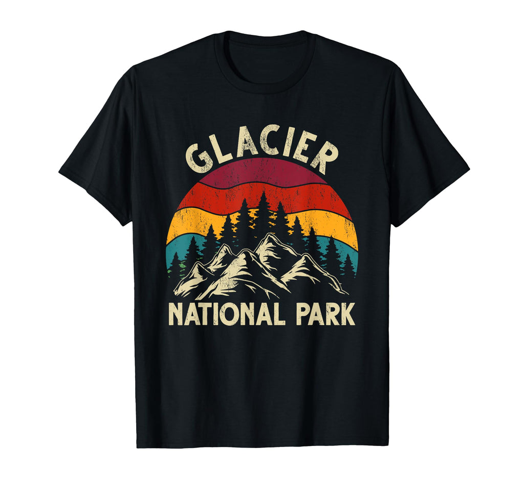 Glacier National Park T-Shirt - Unique Graphic for Adults - T-Shirt, Sweatshirt, Hoodie
