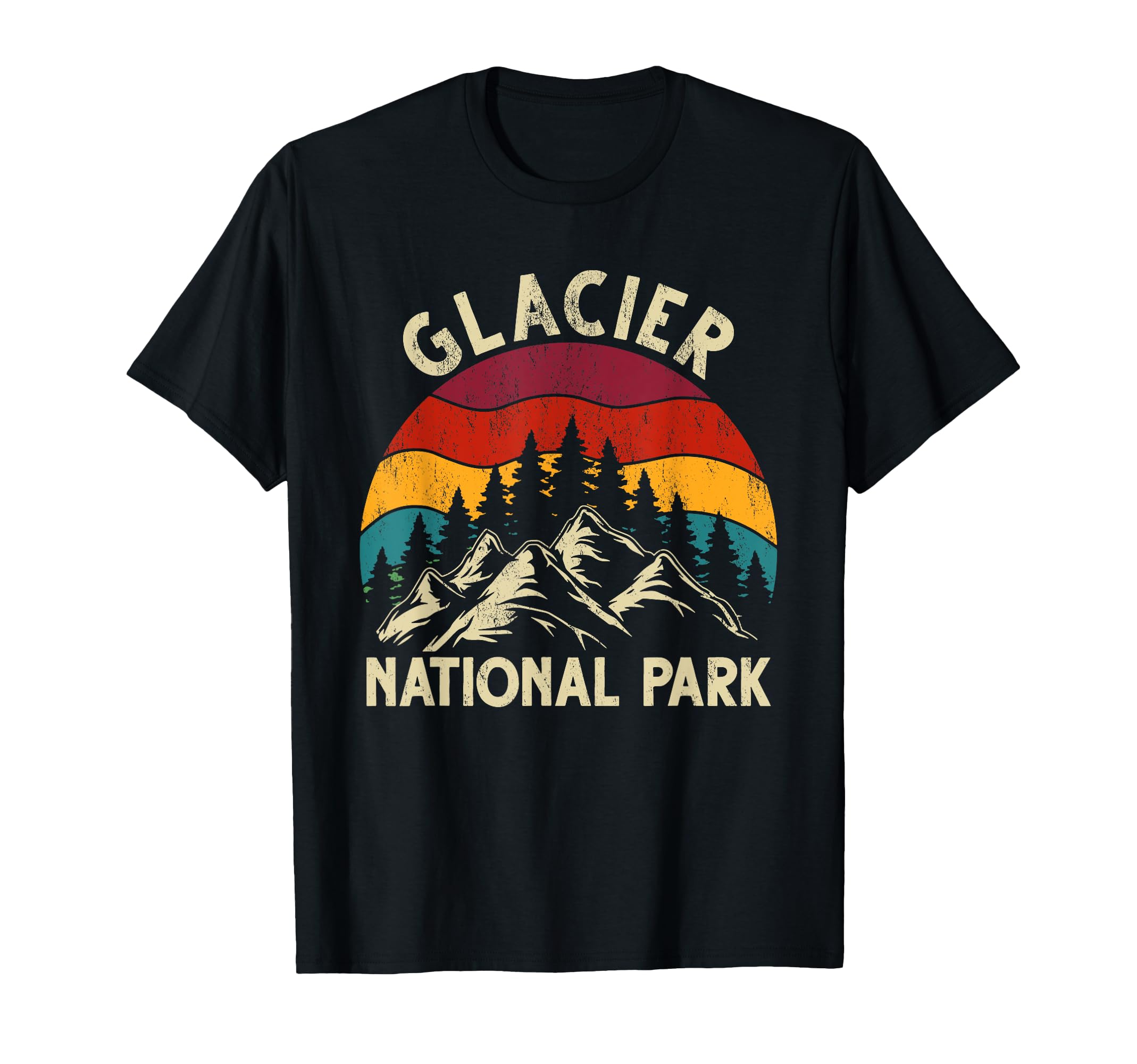 Glacier National Park T-Shirt - Unique Graphic for Adults - T-Shirt, Sweatshirt, Hoodie