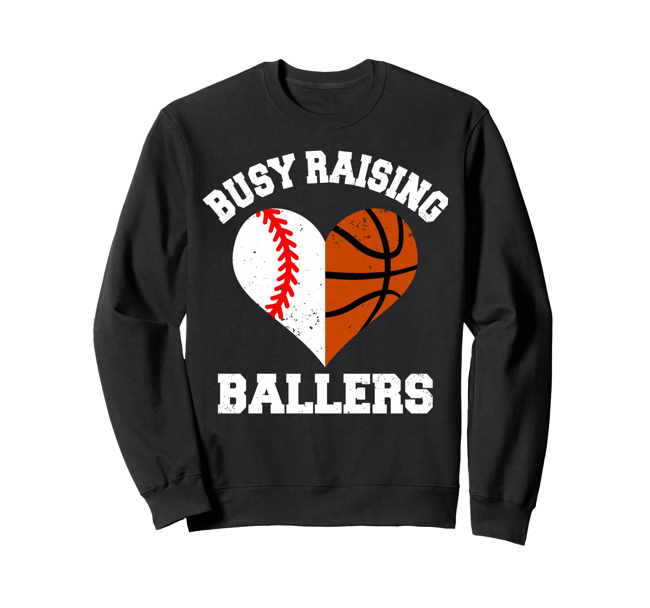 Busy Raising Ballers Baseball Sweatshirt - Custom Art Print Men Women - T-Shirt, Sweatshirt, Hoodie