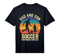 Mens Dad And Son Soccer Partners Life T-Shirt - Minimalist Print Unisex - T-Shirt, Sweatshirt, Hoodie