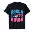 Goals Or Bows Soccer Gender Reveal T-Shirt - Aesthetic Graphic Men Women - T-Shirt, Sweatshirt, Hoodie