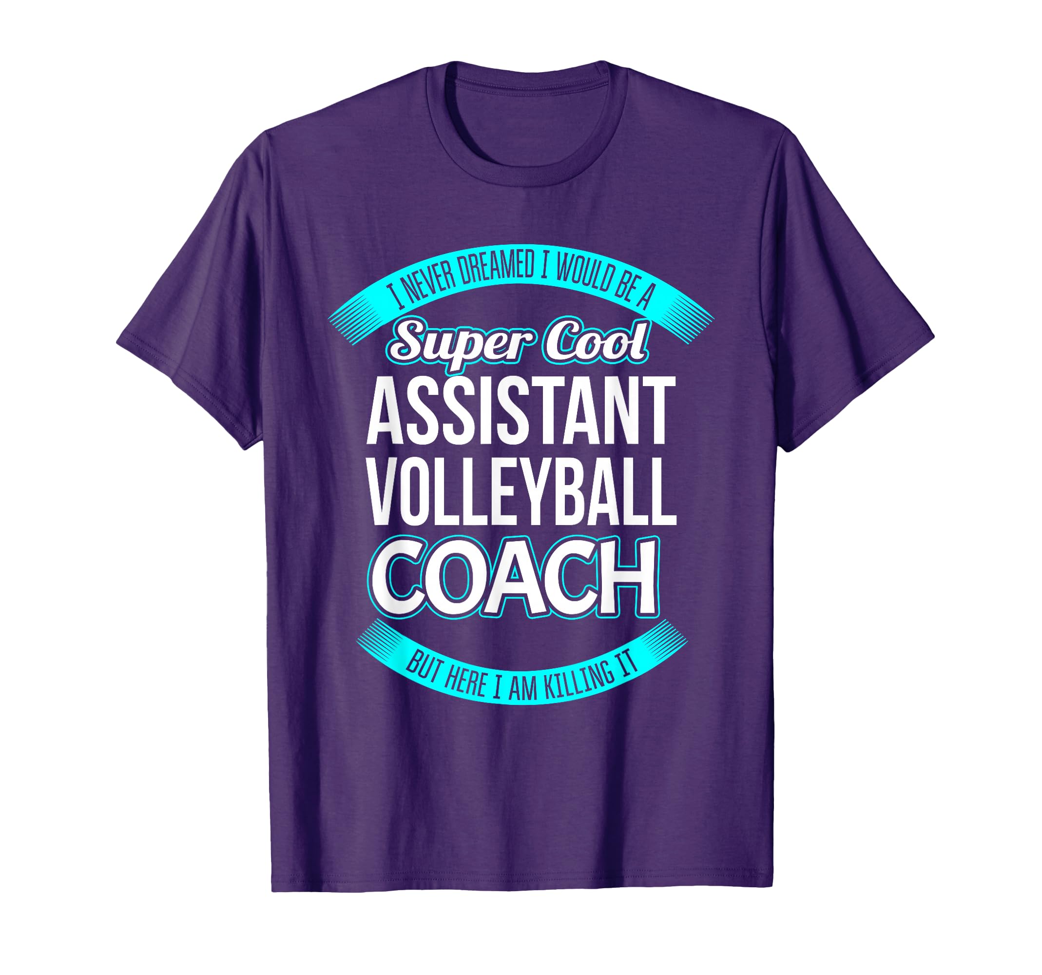 Funny Assistant Volleyball Coach Gift T-Shirt - Unique Graphic Unisex - T-Shirt, Sweatshirt, Hoodie