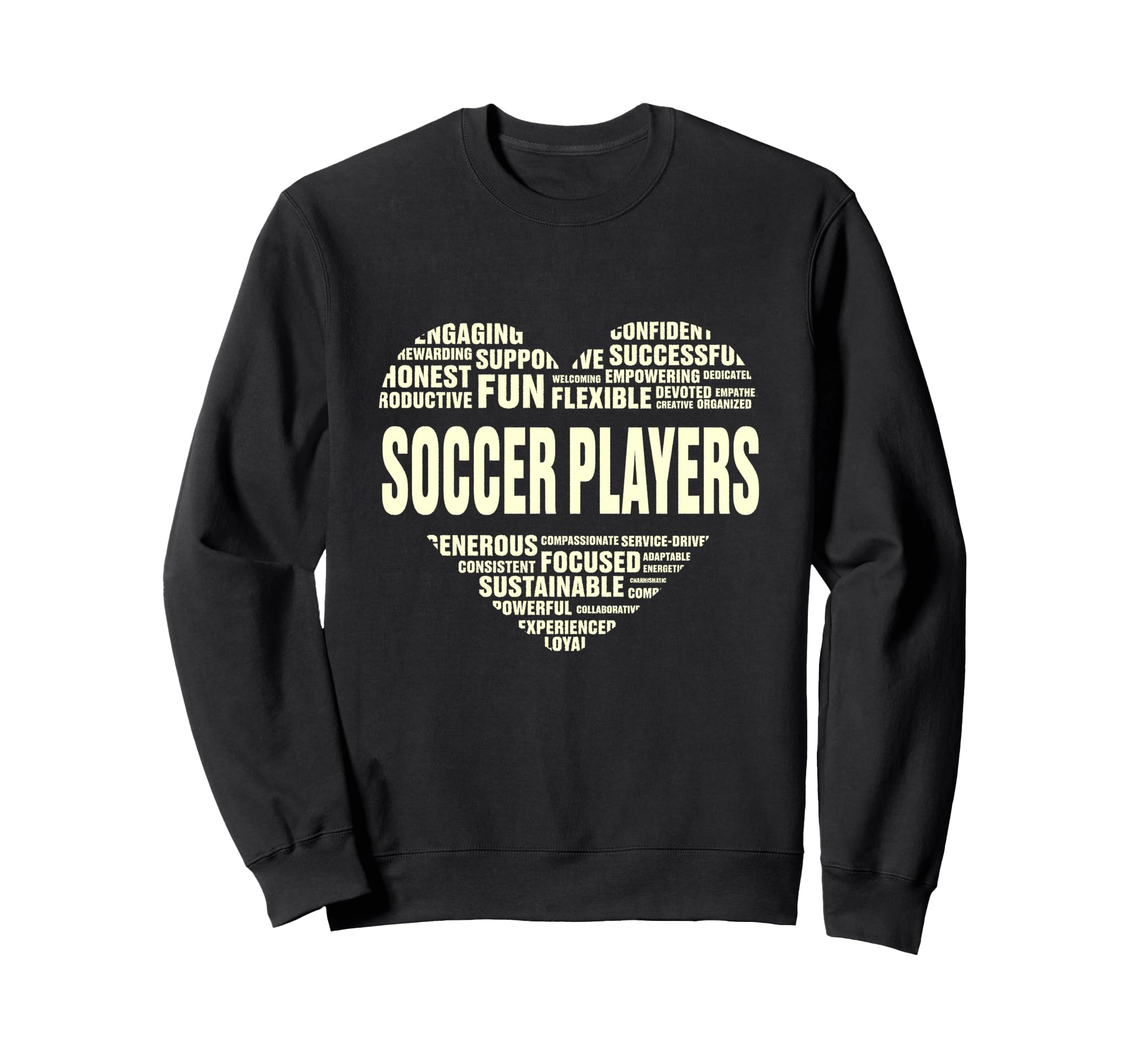 Love Heart Facts Soccer Players Lover Sweatshirt - Streetwear Style Unisex - T-Shirt, Sweatshirt, Hoodie