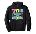 I Love 70S Music Cassette Tape 1970 Hoodie - Novelty Apparel Men Women - T-Shirt, Sweatshirt, Hoodie
