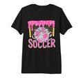 Girly Soccer Coquette Bow Ice Cream Drip T-Shirt - Streetwear Style Unisex - T-Shirt, Sweatshirt, Hoodie