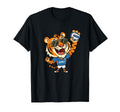 Goal Soccer Tiger Number 9 Football T-Shirt - Unique Graphic for Adults - T-Shirt, Sweatshirt, Hoodie