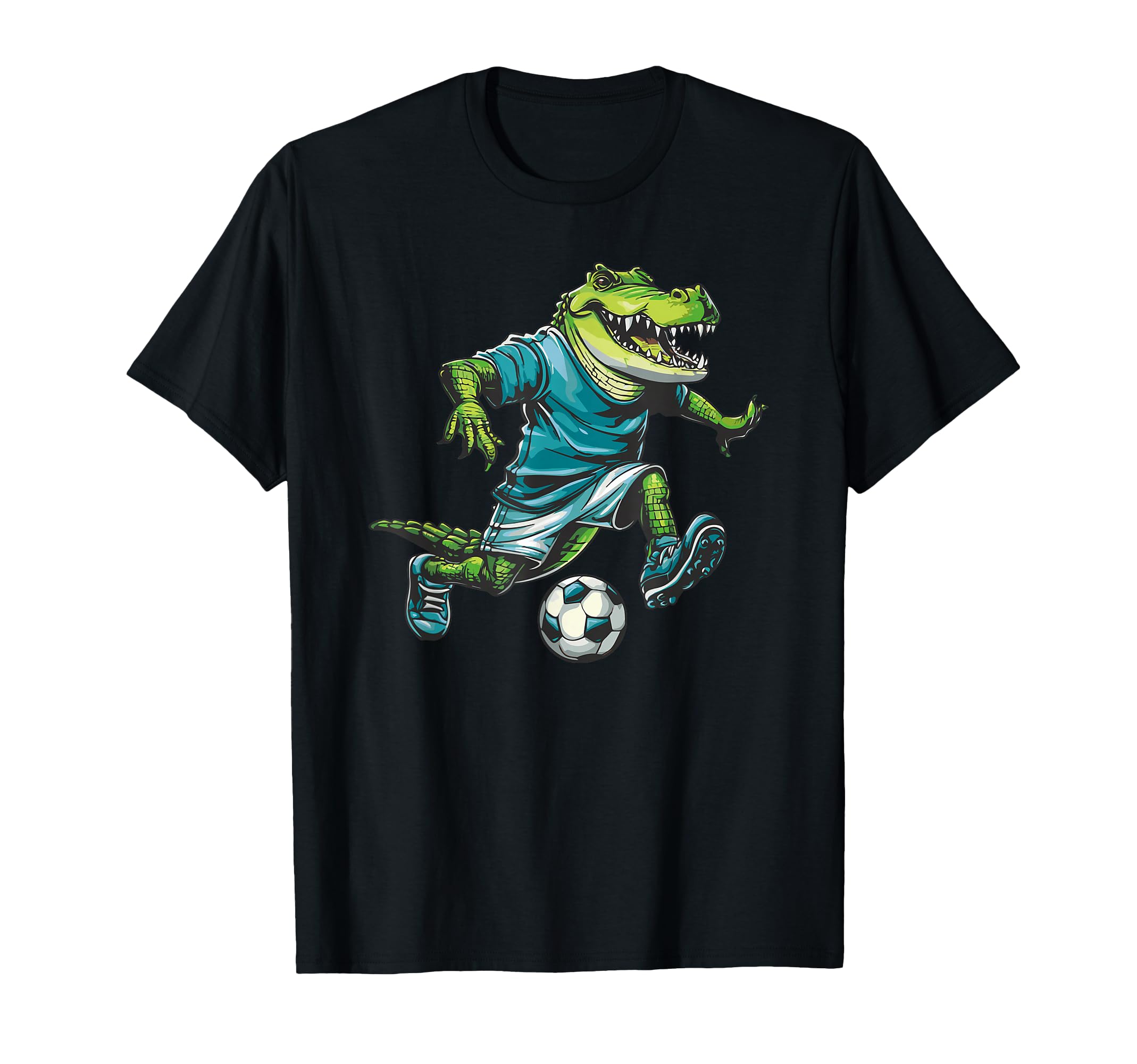 Alligator Soccer Player Crocodile T-Shirt - Minimalist Print Unisex - T-Shirt, Sweatshirt, Hoodie