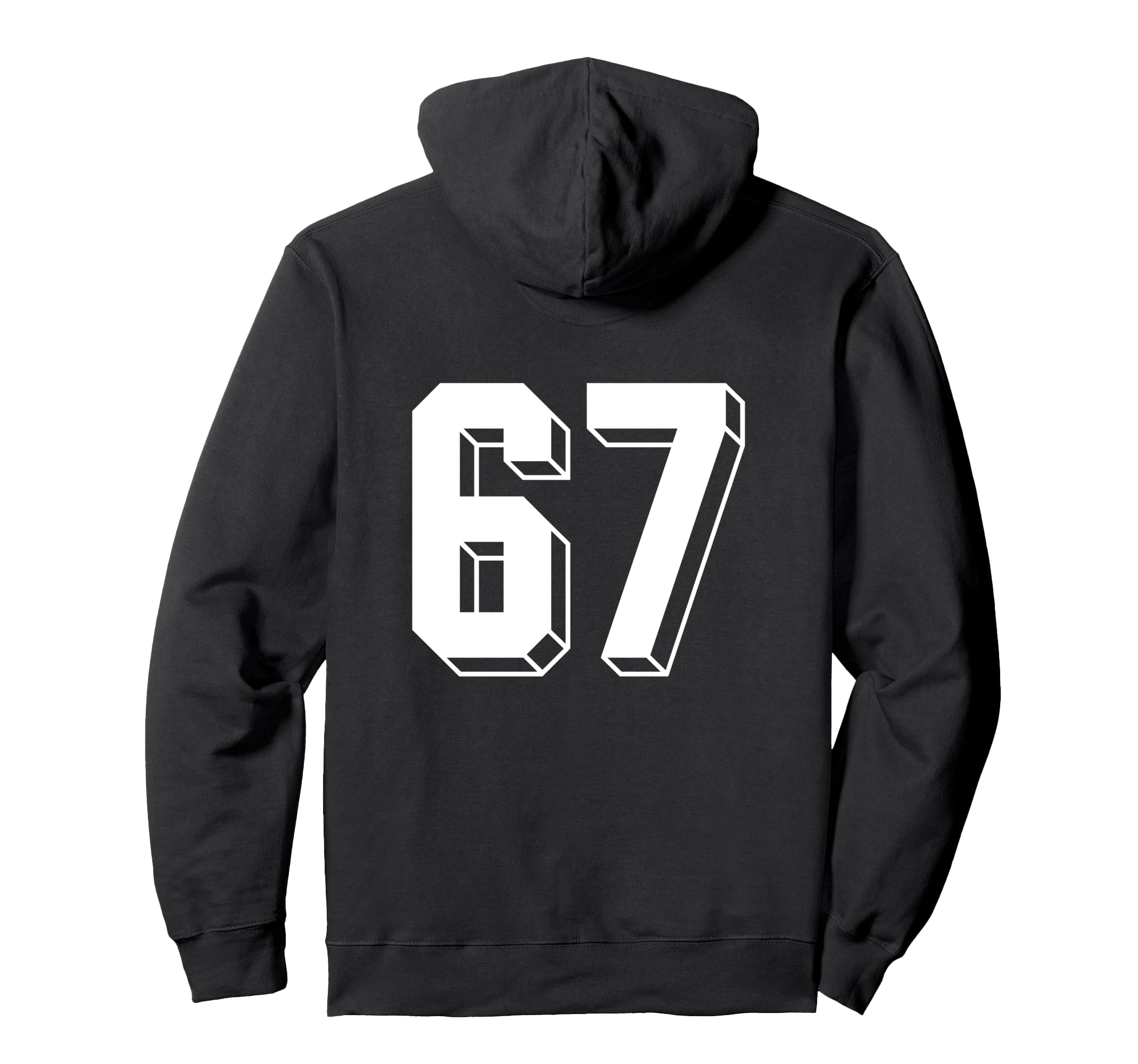 Number 67 Backside 80S 90S Team Jersey Hoodie - Novelty Apparel Men Women - T-Shirt, Sweatshirt, Hoodie