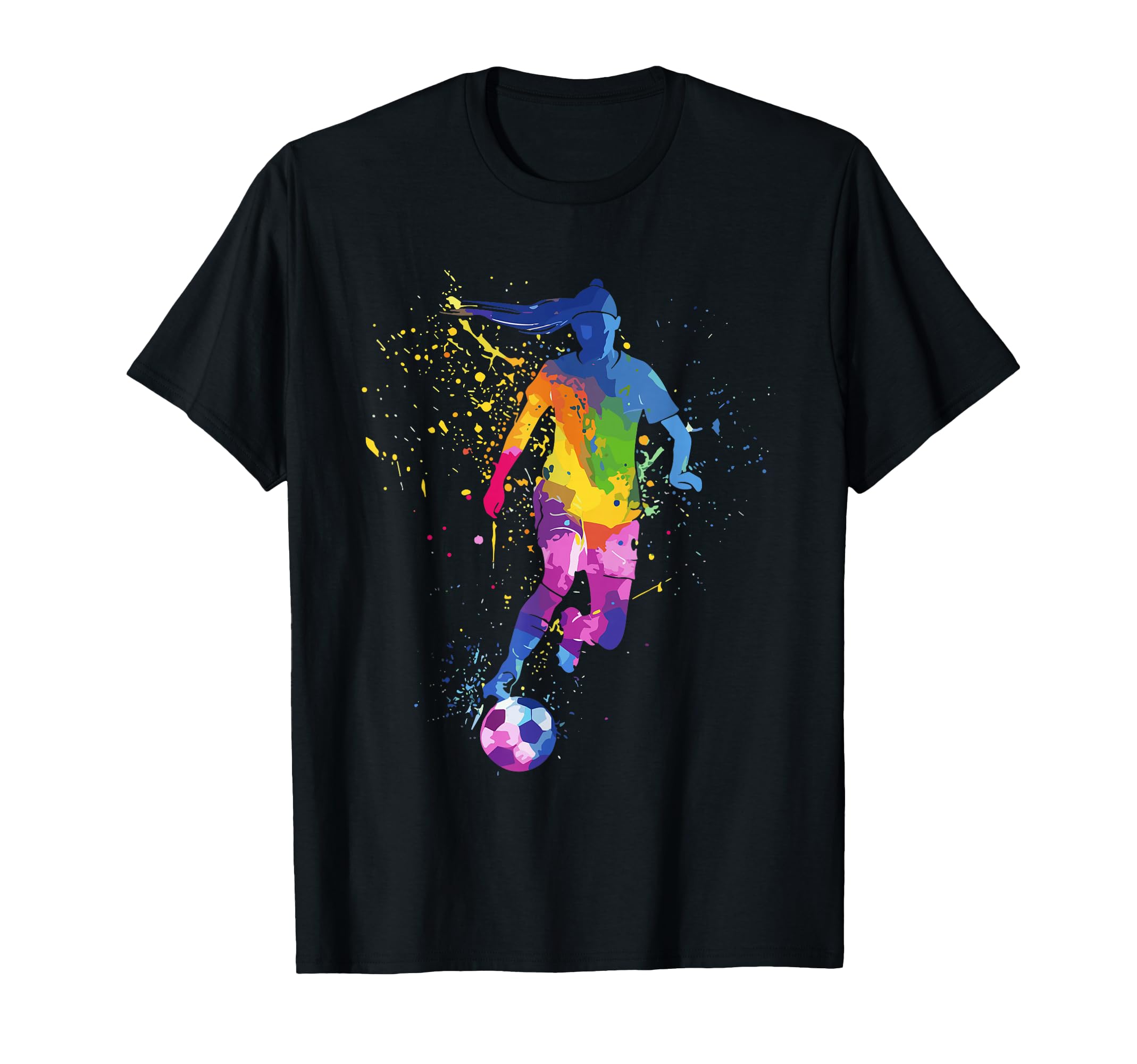 Colorful Funny Soccer Player Fan Dad Mom T-Shirt - Streetwear Style Unisex - T-Shirt, Sweatshirt, Hoodie