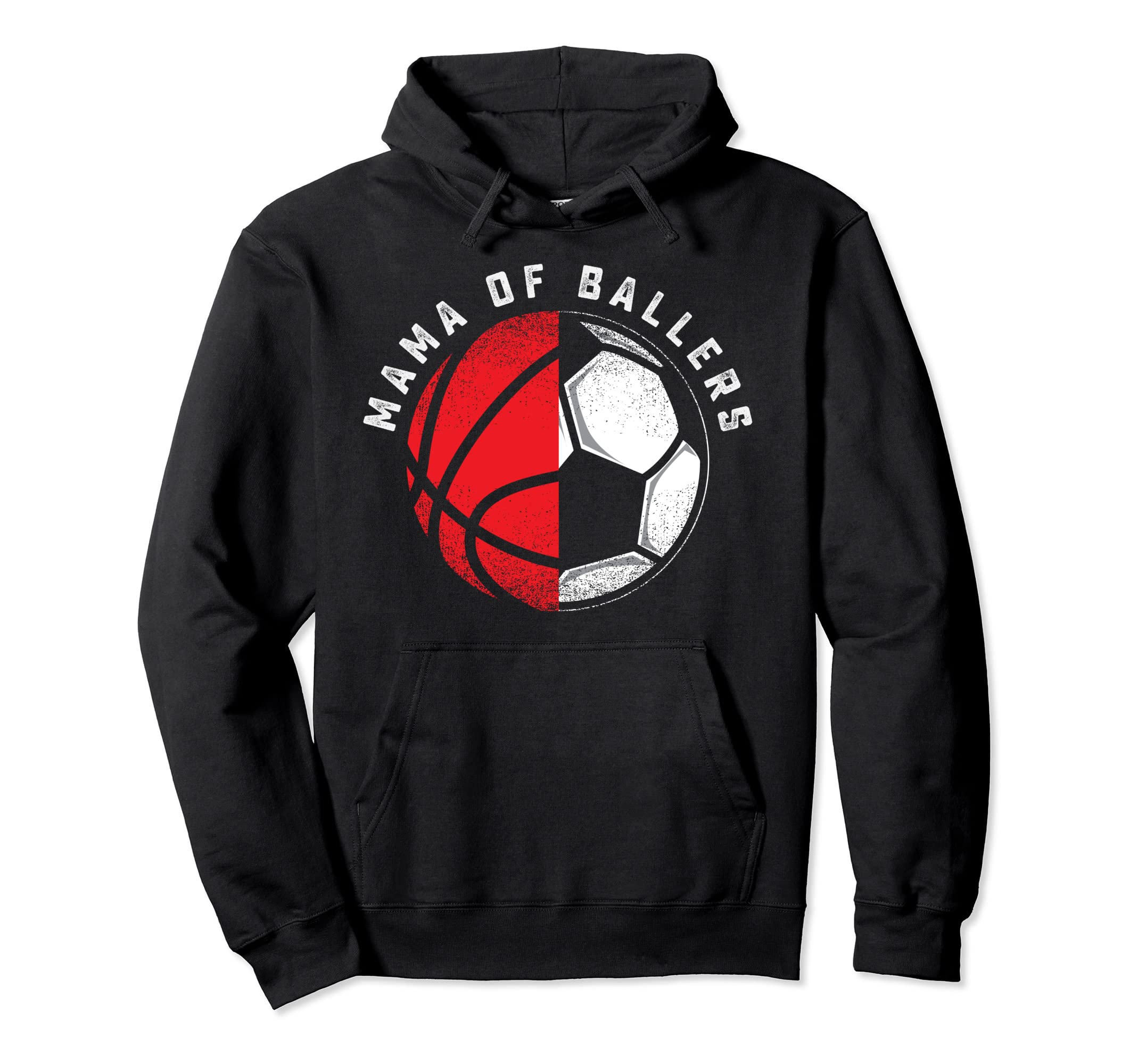 Mama Basketball Player Son Soccer Hoodie - Custom Art Print for Adults - T-Shirt, Sweatshirt, Hoodie