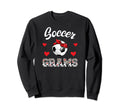Soccer Grams Leopard Grandma Grams Sweatshirt - Graphic Print for Adults - T-Shirt, Sweatshirt, Hoodie