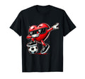 Dabbing Heart Dab Valentines Soccer T-Shirt - Aesthetic Graphic for Adults - T-Shirt, Sweatshirt, Hoodie