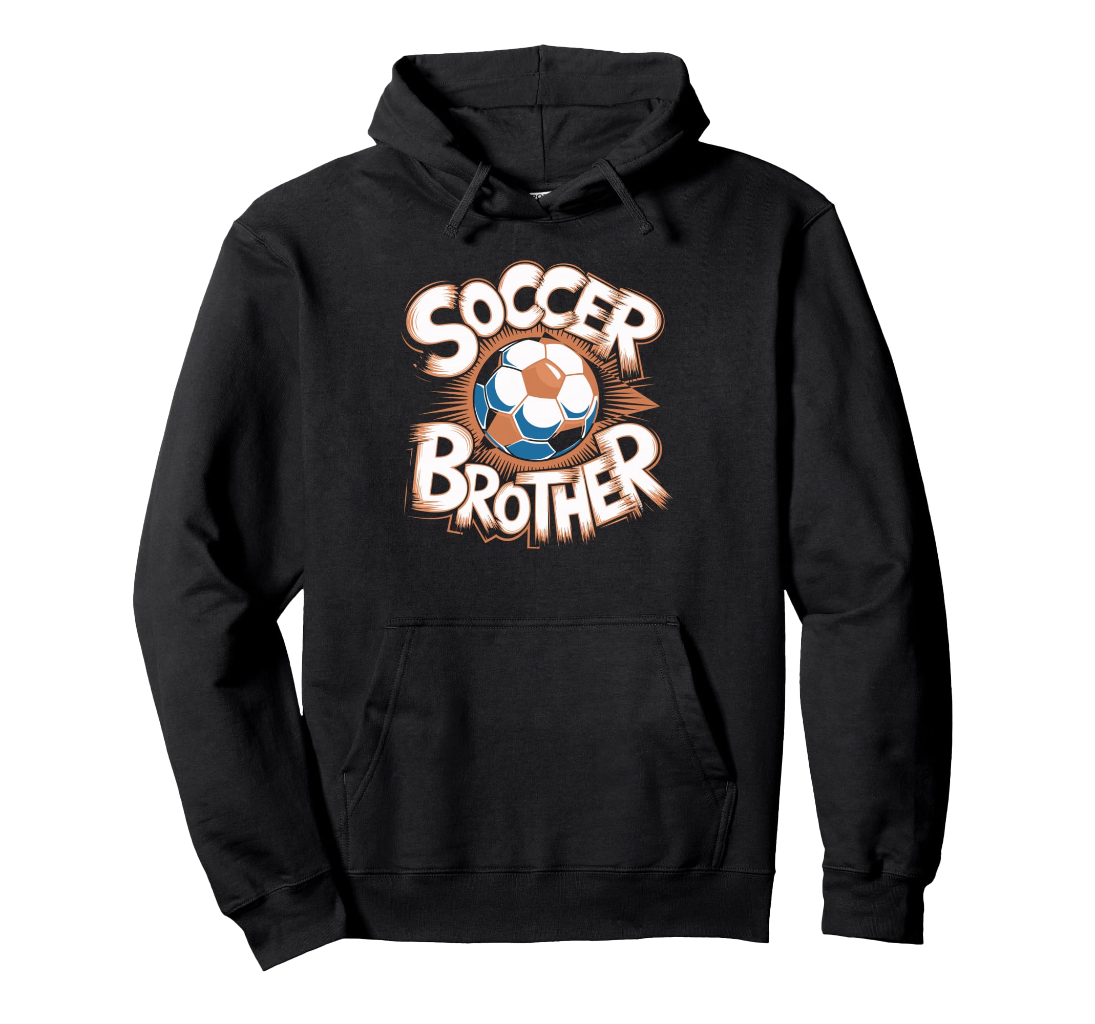 Soccer Brother Sketch Ball Hoodie - Unique Graphic for Adults - T-Shirt, Sweatshirt, Hoodie